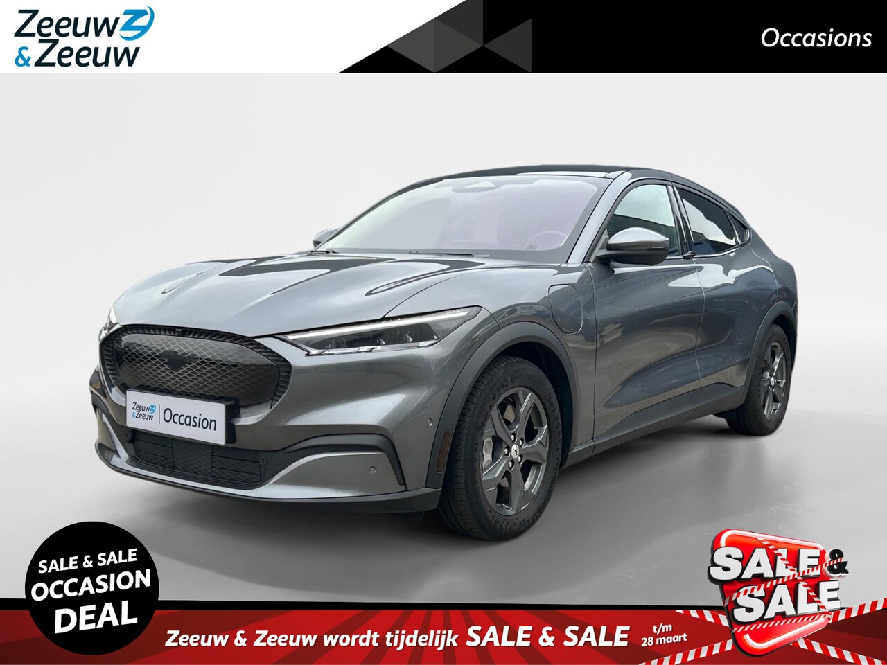 Ford Mustang Mach-E - Extended RWD 98 kWh 294pk | Stoel- stuur en voorruitverwarming | Panorama dak | Elektrisch - AutoWereld.nl