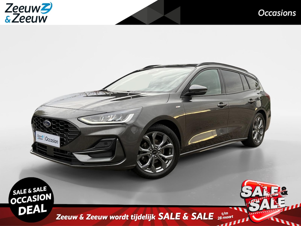Ford Focus Wagon - 1.0 EcoBoost Hybrid ST Line | Winter Pack | Apple Carplay & Android Auto | PDC rondom | SY - AutoWereld.nl