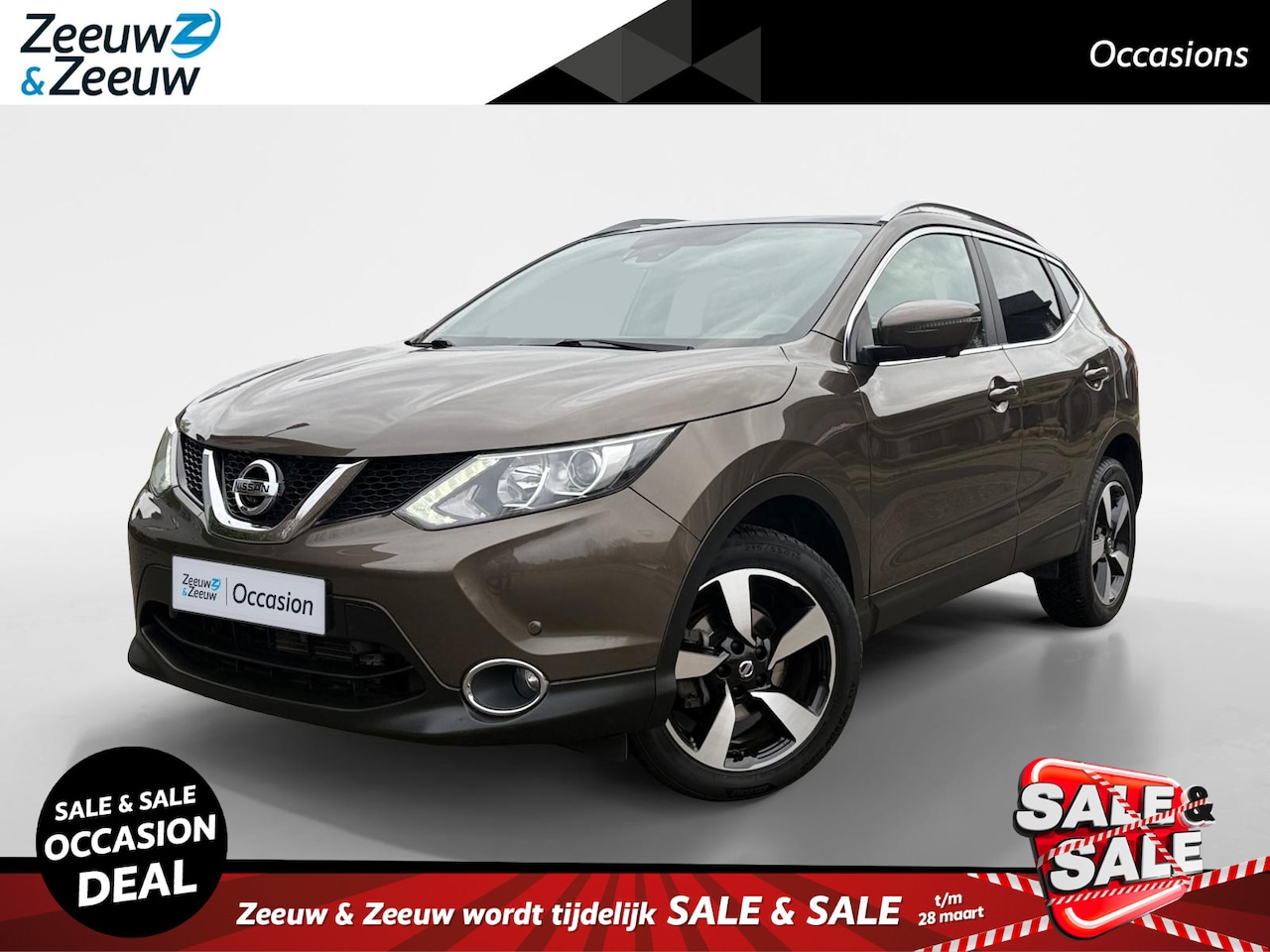 Nissan Qashqai - 1.2 N-Vision | Panoramadak | Stoelverwarming | Achteruitrijcamera | Navigatie | ALL Season - AutoWereld.nl