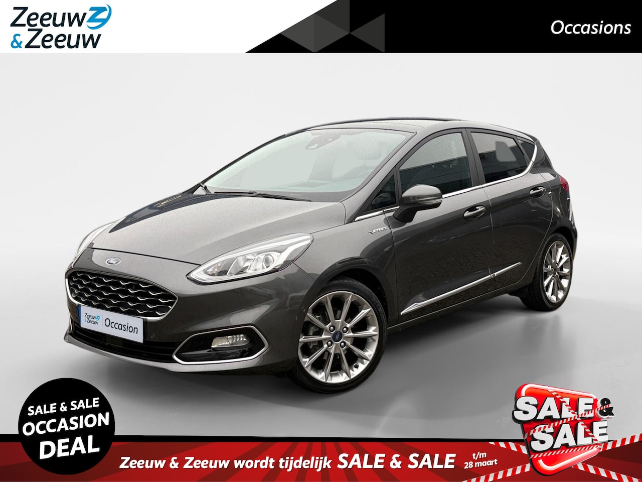 Ford Fiesta - 1.0 EcoBoost Vignale Automaat | Achteruitrijcamera | Adaptieve Cruise Control | Winterpack - AutoWereld.nl