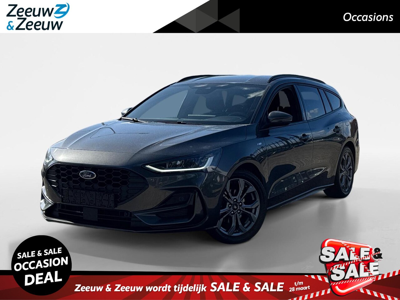 Ford Focus Wagon - 1.0 EcoBoost Hybrid ST Line X |Winter Pack| Full-LED koplampen| Geluidsisolerend glas| Spo - AutoWereld.nl