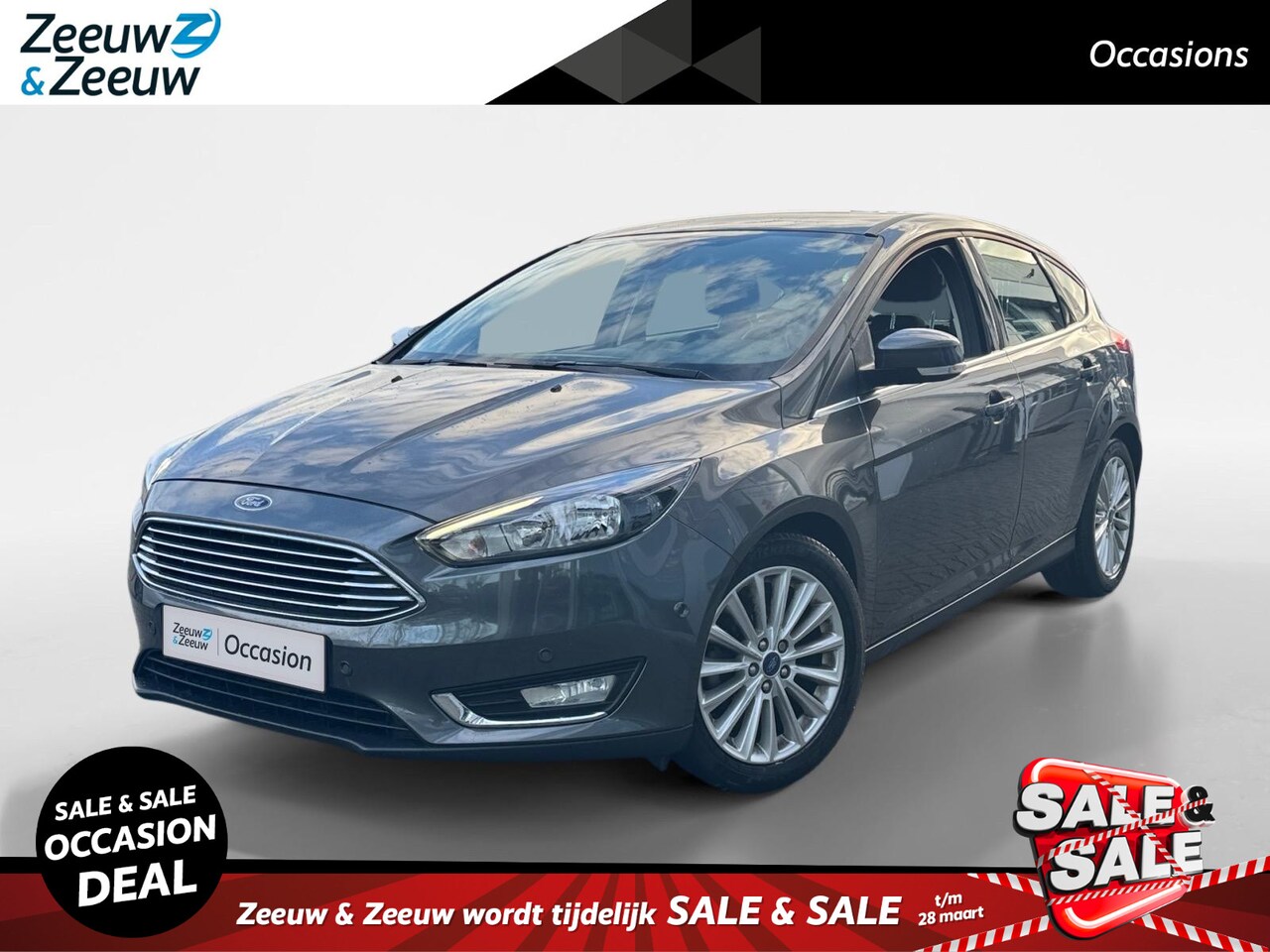 Ford Focus - 1.0 Titanium | Voorruit verwarming | Parkeersensoren | Navi | - AutoWereld.nl