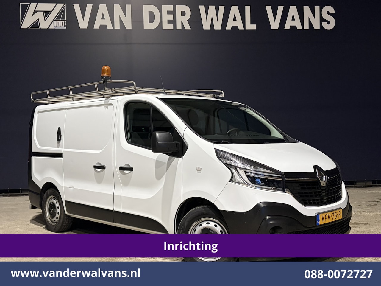 Renault Trafic - 1.6 dCi L1H1 Inrichting Euro6 Airco | Imperiaal | Omvormer | Trekhaak | LED | Cruisecontro - AutoWereld.nl