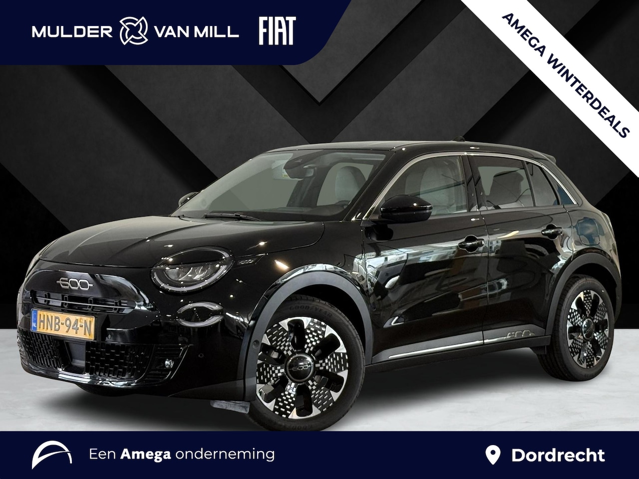 Fiat 600e - La Prima EV 54kWh 156pk | LEDER | NAVI | MASSAGE | VERW. VOORSTOELEN | CLIMA | CAMERA | - AutoWereld.nl