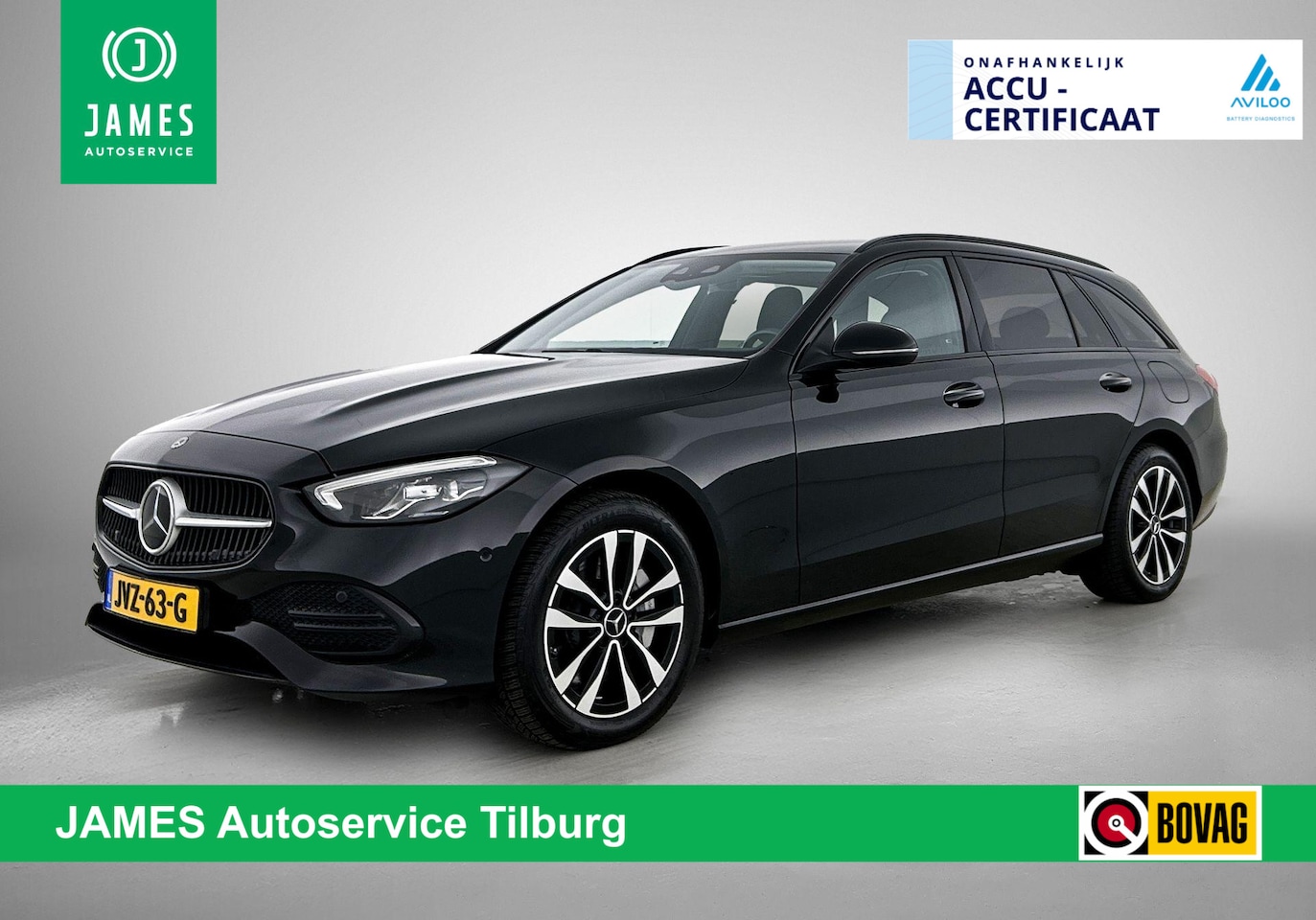 Mercedes-Benz C-klasse Estate - 300 e Luxury Line BLACK AD-CRUISE | SFEER | TREKHAAK - AutoWereld.nl