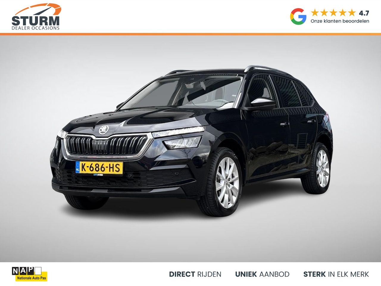 Skoda Kamiq - 1.0 TSI Style Veel Opties, NL-Auto incl. Uitklapbare Trekhaak! - AutoWereld.nl
