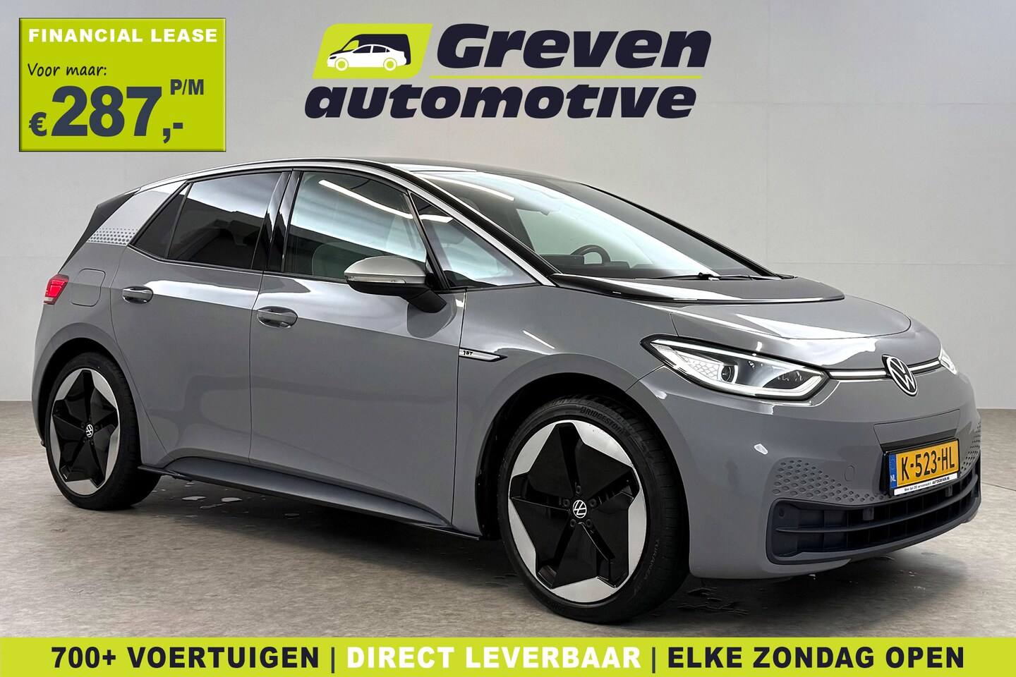 Volkswagen ID.3 - First Max 58 kWh | SOH 94% | Snelladen | IQ Lights | Virtual | Pano | Adap. Cruise | Massa - AutoWereld.nl