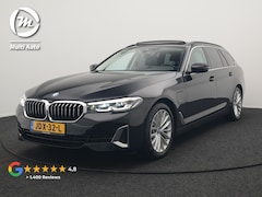 BMW 5-serie Touring - 530e Luxury Line Plug In Hybrid 294pk Dealer O.H PHEV | Trekhaak Af Fabriek | Panodak | Ca