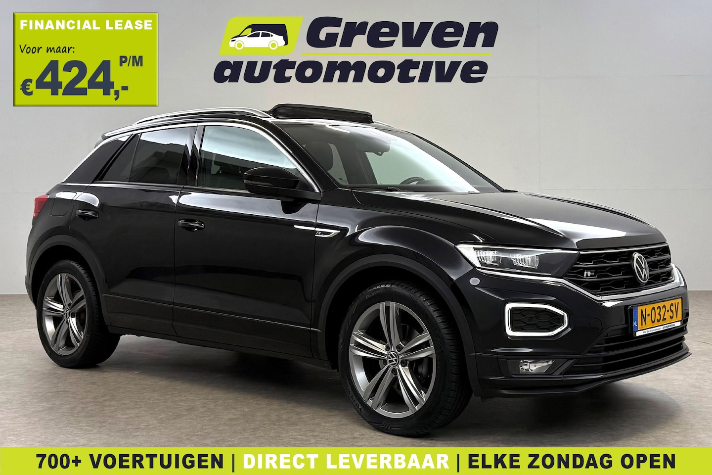 Volkswagen T-Roc - 1.5 TSI R-Line | Pano | Sfeer | Virtual | Trekh. | Carplay | Adap. Cruise | Navi | NAP - AutoWereld.nl