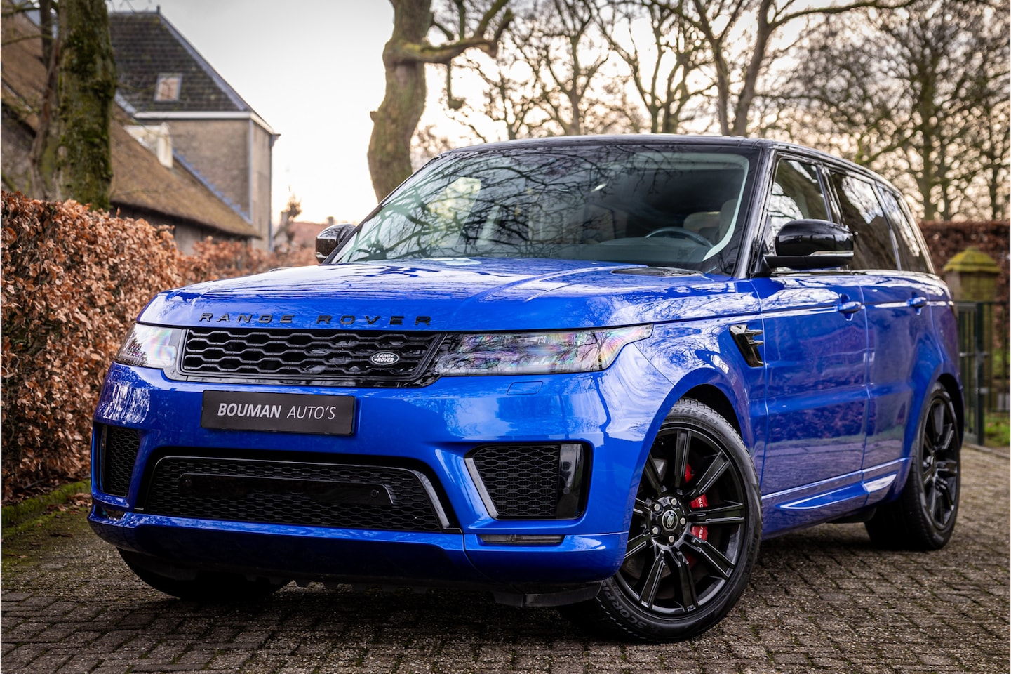 Land Rover Range Rover Sport - P400e HSE Dynamic SVO Velocity Blue Panorama Meridian - AutoWereld.nl