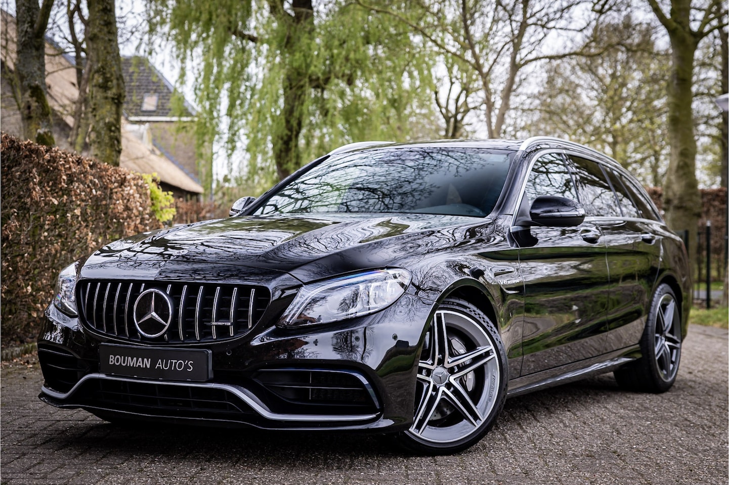 Mercedes-Benz C-klasse Estate - AMG 63 Premium Plus Facelift Schaalstoel Distronic Burmester Panorama - AutoWereld.nl
