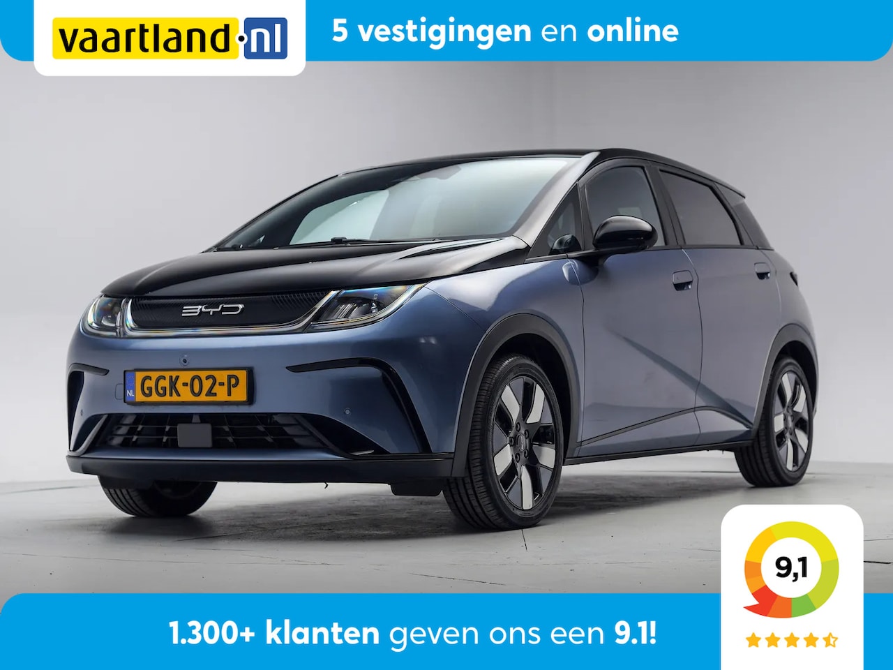 BYD Dolphin - 60,4 kWh Design 3-Fase [ Panorama Leder 360°cam Sportstoelen ] - AutoWereld.nl