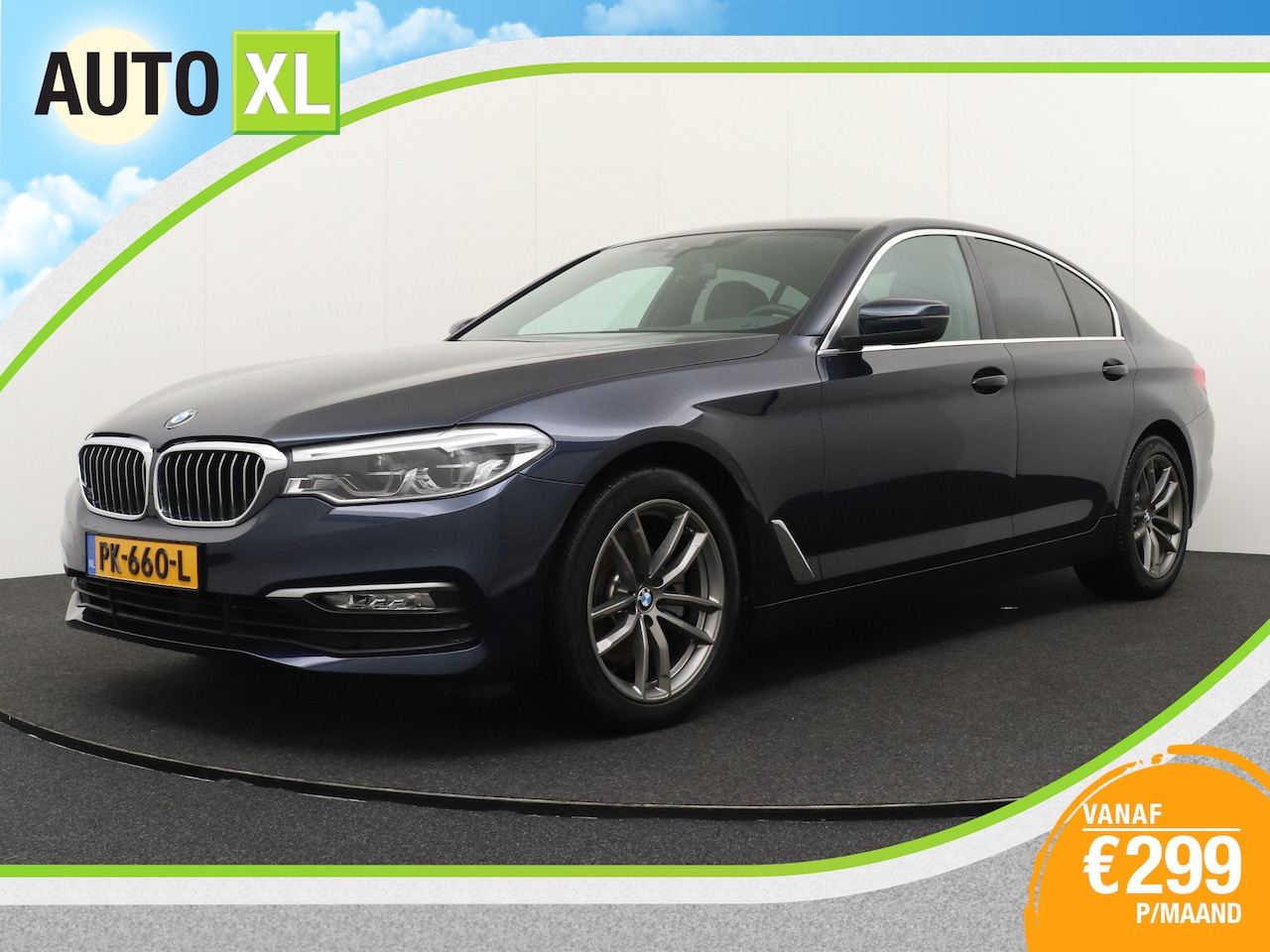 BMW 5-serie - 520i 184 PK High Executive Memory Leder M-Sport 18'Velgen LED - AutoWereld.nl