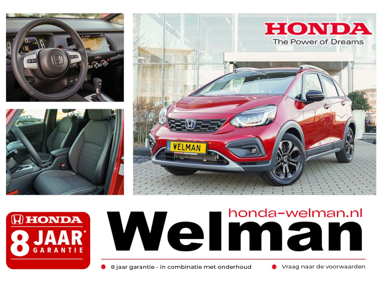 Honda Jazz - 1.5i e:HEV ADVANCE CROSSTAR - NIEUW - 122 PK FULL HYBRID - AUTOMAAT - AutoWereld.nl