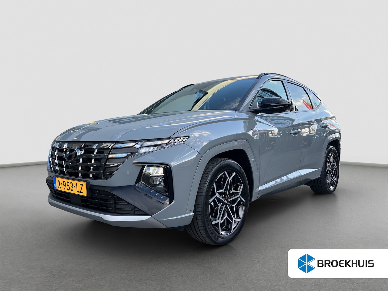 Hyundai Tucson - 1.6 T-GDI PHEV 265pk N-Line 4WD Trekhaak | Leder | Climate | Keyless | Navigatie | Elek. K - AutoWereld.nl