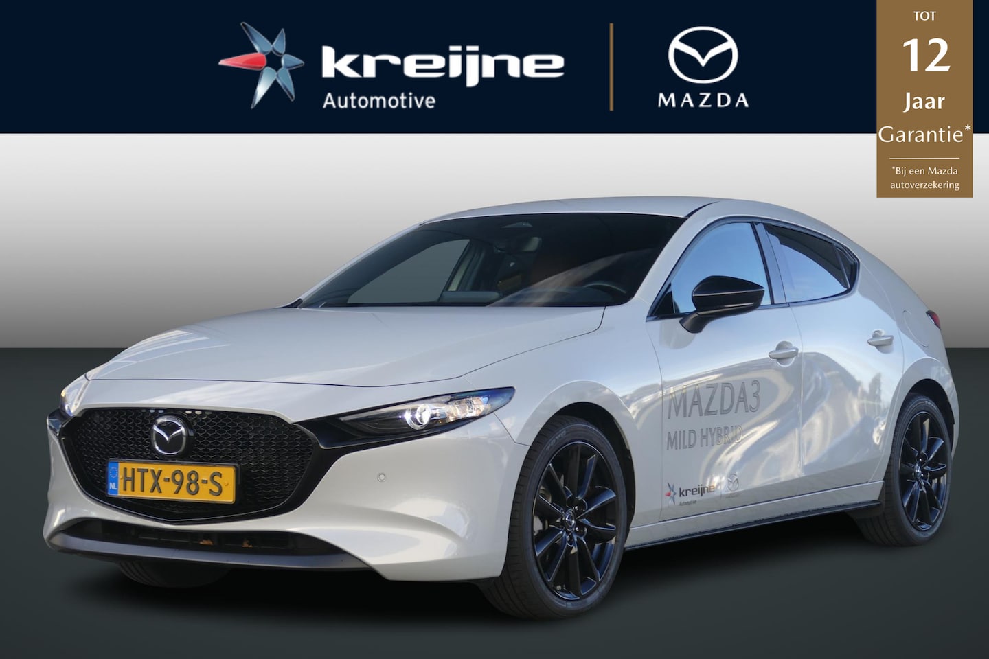Mazda 3 - 2.5 e-SkyActiv-G M Hybrid 140 Nagisa | Demo | Black line | RIJKLAARPRIJS! - AutoWereld.nl