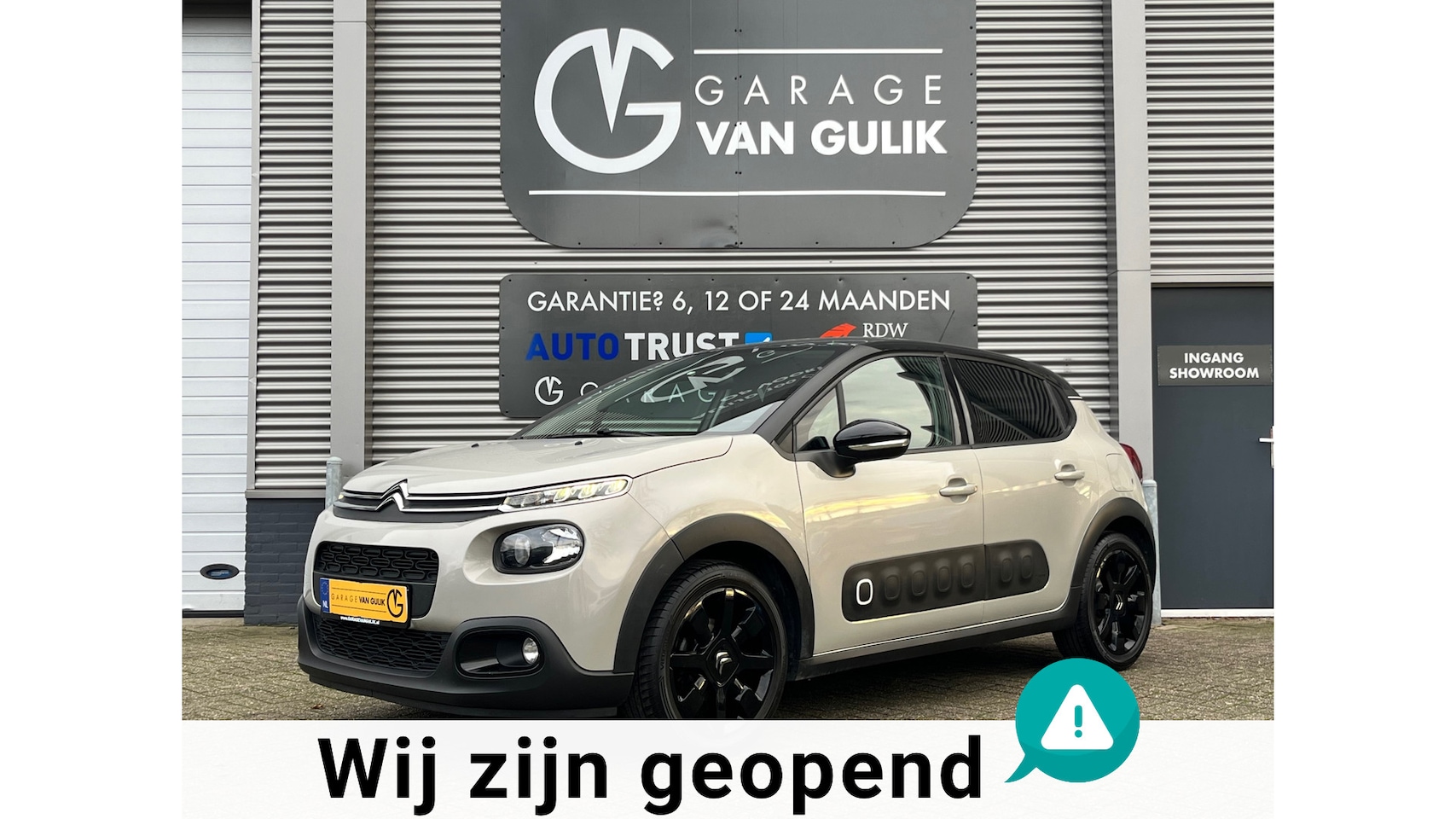 Citroën C3 - 1.2 PureTech S&S Shine 110PK Trekhaak,TwoTone,Navi,Clima,Cruise,Isofix,Camera,Carplay,Blue - AutoWereld.nl