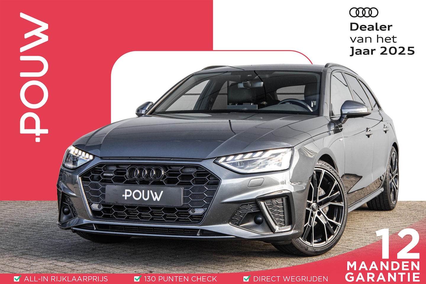 Audi A4 Avant - 40 TFSI 204pk quattro S Edition Competition | Standkachel | Trekhaak | Matrix LED | S Line - AutoWereld.nl