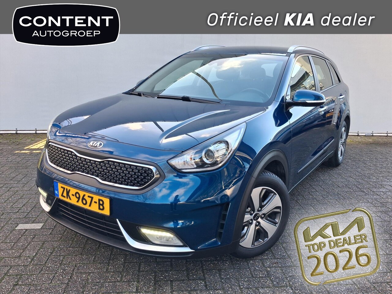 Kia Niro - 1.6 GDi Hybrid DynamicLine I Trekhaak - AutoWereld.nl