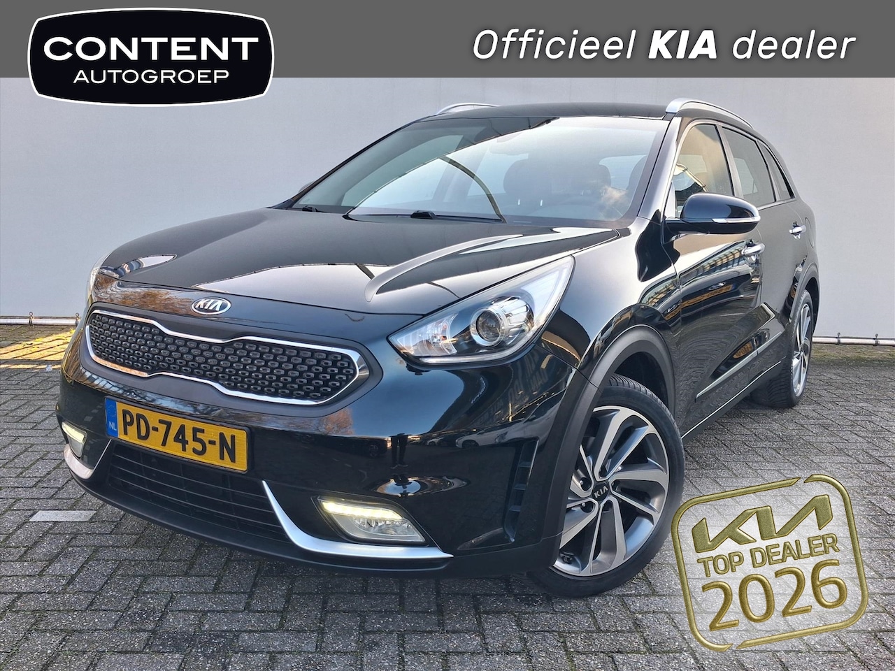 Kia Niro - 1.6 GDi Hybrid 141pk DCT6 First Edition - AutoWereld.nl