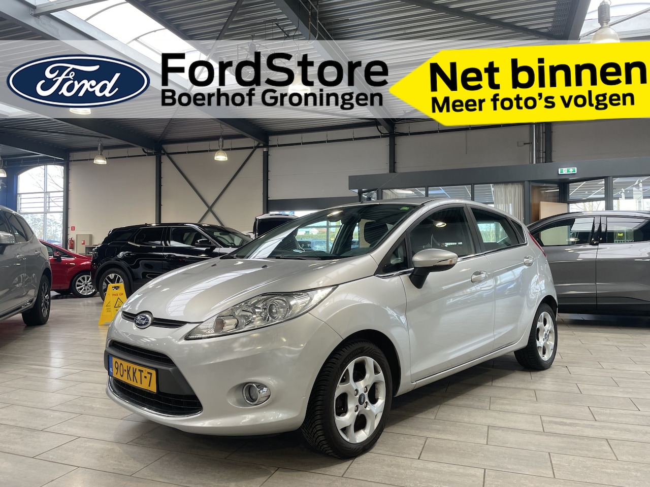 Ford Fiesta - 1.25 Titanium | Voorruitverwarming | Clima | Cruise | Bluetooth | Park. Sens. A | Lichtmet - AutoWereld.nl