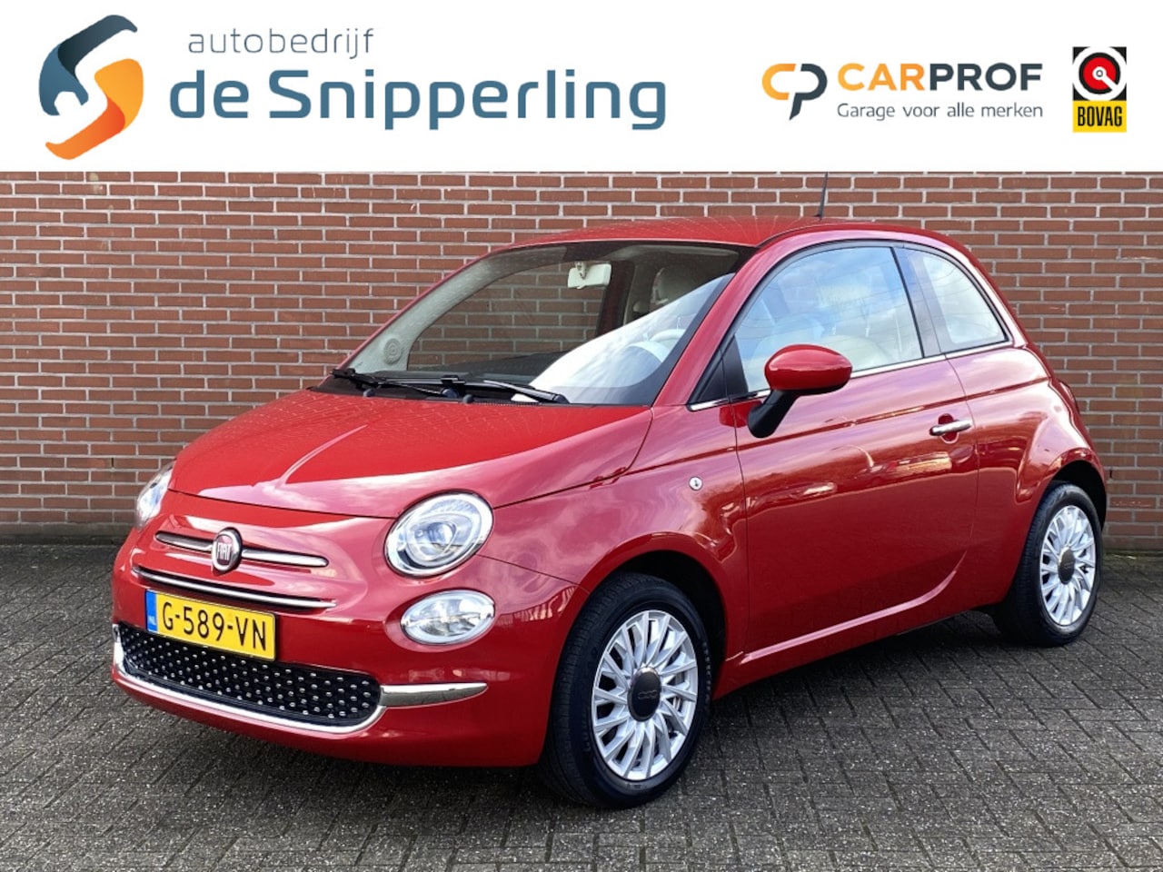 Fiat 500 - 1.2 Lounge NAV CRUISE DAB CARPLAY PDC LMV - AutoWereld.nl