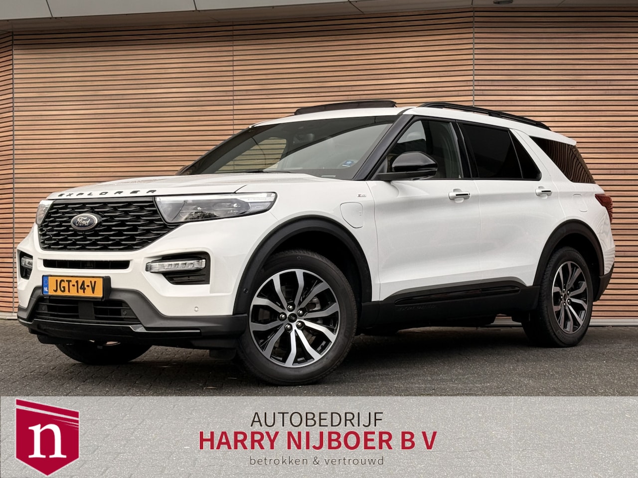 Ford Explorer - 3.0 V6 EcoBoost PHEV ST-Line Trekhaak / Panodak / Leer / 360* Camera - AutoWereld.nl
