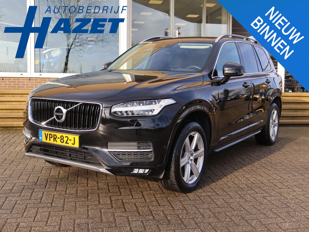 Volvo XC90 - 2.0 T5 AWD 254 PK AUT. BENZINE GRIJS KENTEKEN VAN + WEGKL. TREKHAAK | ADAPTIVE CRUISE | LE - AutoWereld.nl