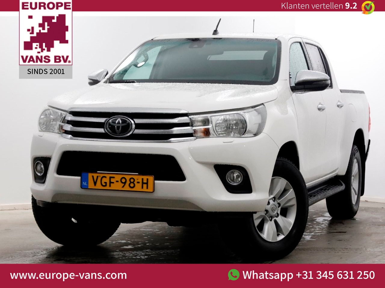 Toyota HiLux - 2.4 D-4D-F 150pk E6 4WD 4x4 Double Cab Automaat 2/5-Persoons 08-2020 - AutoWereld.nl