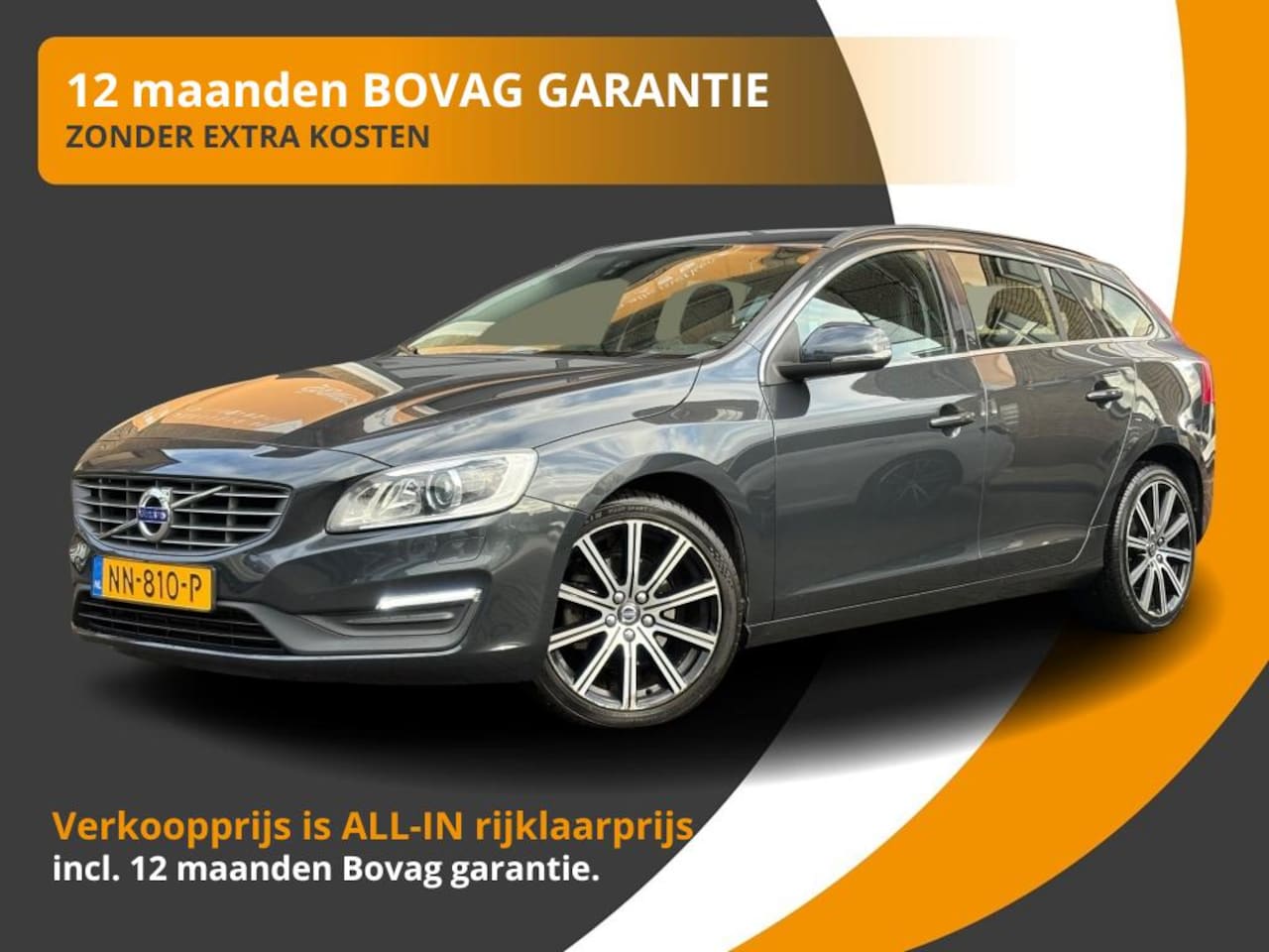 Volvo V60 - 2.0 T4 R-DESIGN LEER/NAVI/CRUISE/TREKHAAK/NL-AUTO - AutoWereld.nl