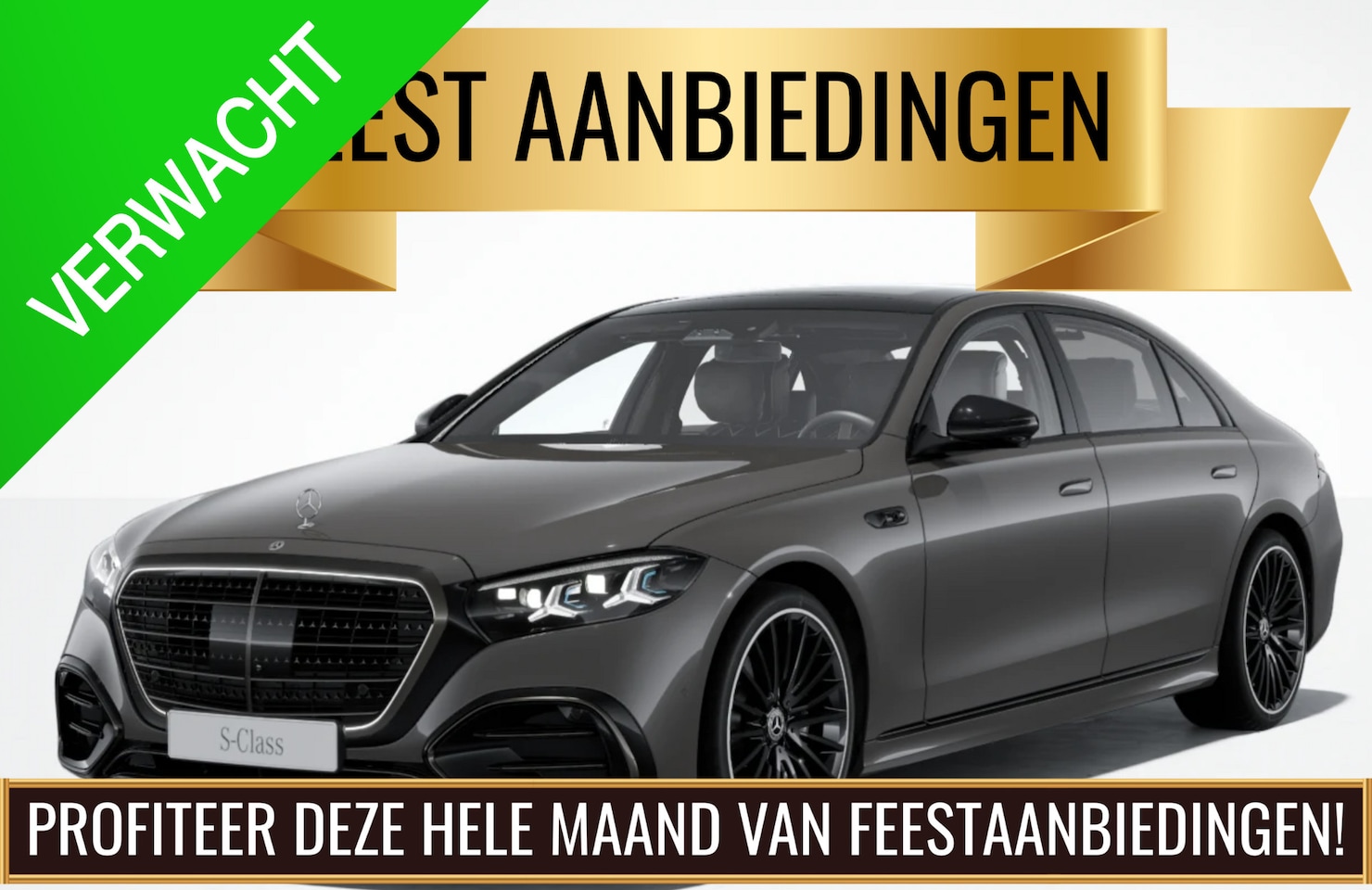 Mercedes-Benz S-klasse - S450d AMG 390pk Lang MODEL 2027 VOL!! Chauffeurspakket Rear entertainment 4-seater *BTW* Q - AutoWereld.nl