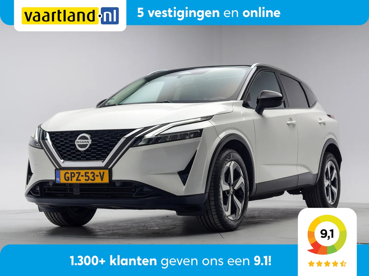 Nissan Qashqai - 1.3 MHEV Xtronic Premiere Editon Aut. [ Sportstoel Pano Half leder ] - AutoWereld.nl