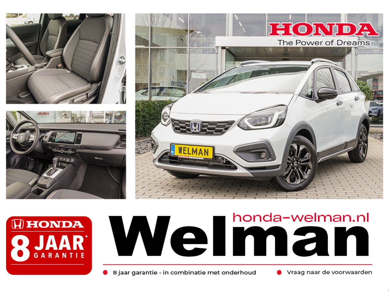 Honda Jazz - 1.5i e:HEV ADVANCE CROSSTAR - NIEUW - 122 PK FULL HYBRID - AUTOMAAT - AutoWereld.nl