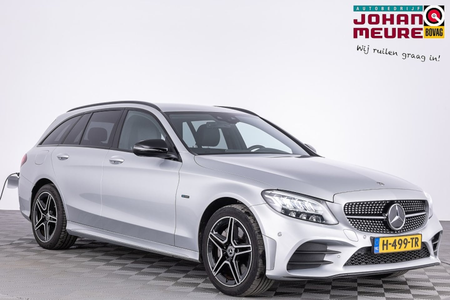 Mercedes-Benz C-klasse Estate - 300 e Business Solution AMG Limited | CARPLAY | LEDER | Full LED - AutoWereld.nl