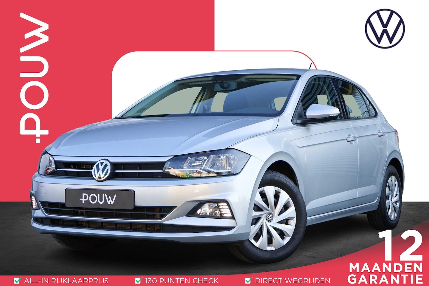 Volkswagen Polo - 1.0 TSI 95pk Comfortline | Navigatie | CarPlay & Android Auto | Alarm - AutoWereld.nl