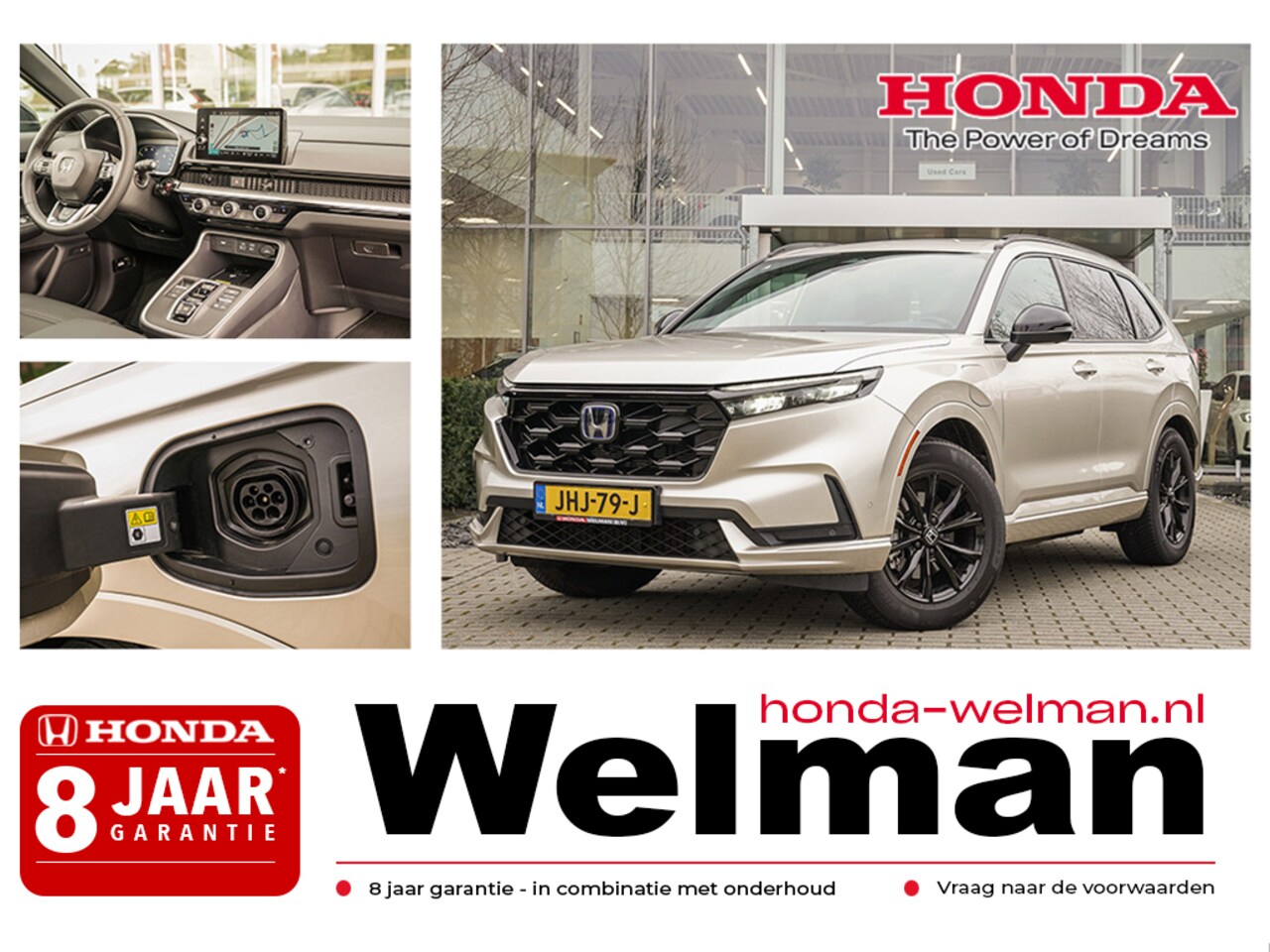 Honda CR-V - 2.0i e:PHEV ADVANCE TECH - DEMO - PLUG -IN HYBRID - TREKHAAK - ALL WEATHERS - AutoWereld.nl