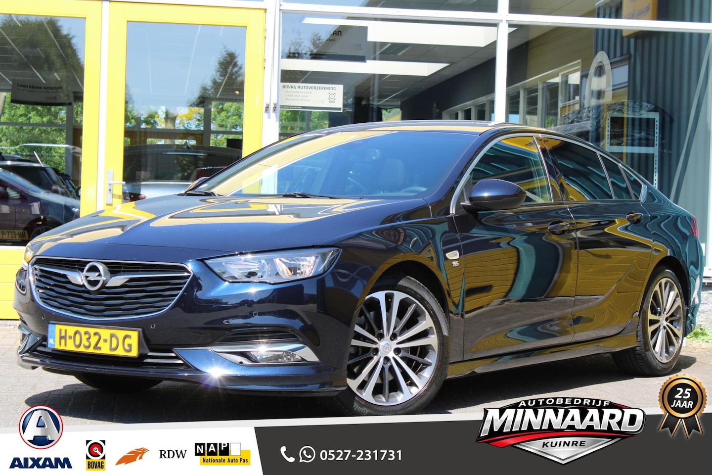 Opel Insignia Grand Sport - 1.6 Turbo 200 Pk Opc line Automaat Business Executive Leer. Navi, Stoel en stuur verw, Ope - AutoWereld.nl