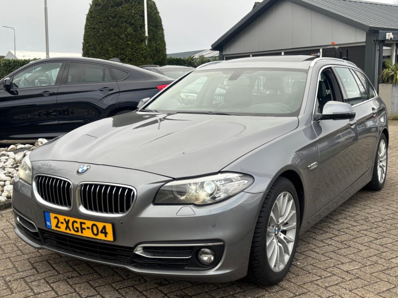 BMW 5-serie Touring - 520D High Executive Automaat 2014 Panodak - AutoWereld.nl
