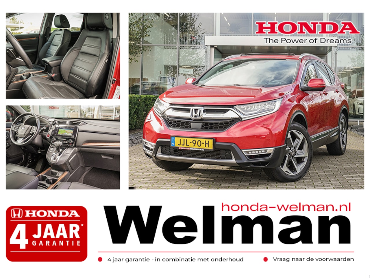 Honda CR-V - 1.5i VTEC EXECUTIVE TURBO - AUTOMAAT - 193 PK - 4WD - ALL WEATHERS - AutoWereld.nl