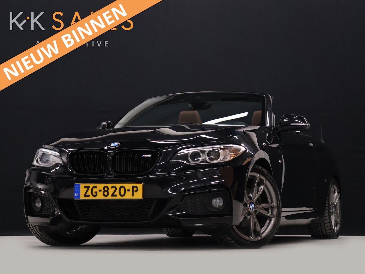 BMW 2-serie Cabrio - 220i High Executive M Sport [VOL LEDER, HARMAN KARDON, MEMORY SEATS, GROOT NAVI, FLIPPERS, - AutoWereld.nl