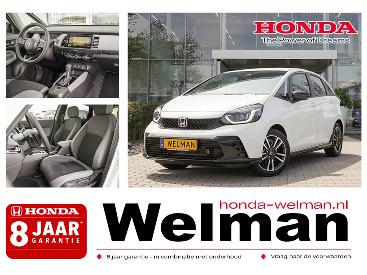 Honda Jazz - 1.5i e:HEV ADVANCE SPORT - NIEUW - 122 PK - FULL HYBRID - AUTOMAAT - AutoWereld.nl