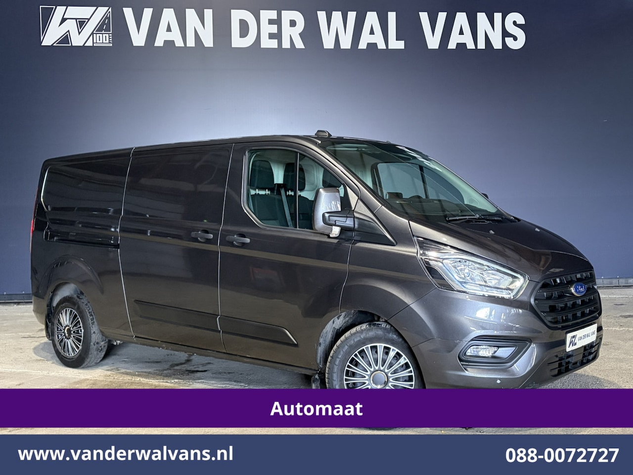 Ford Transit Custom - 2.0 TDCI 130pk Automaat L2H1 Euro6 Airco | Cruisecontrol | LED | Multimediascherm | Parkee - AutoWereld.nl
