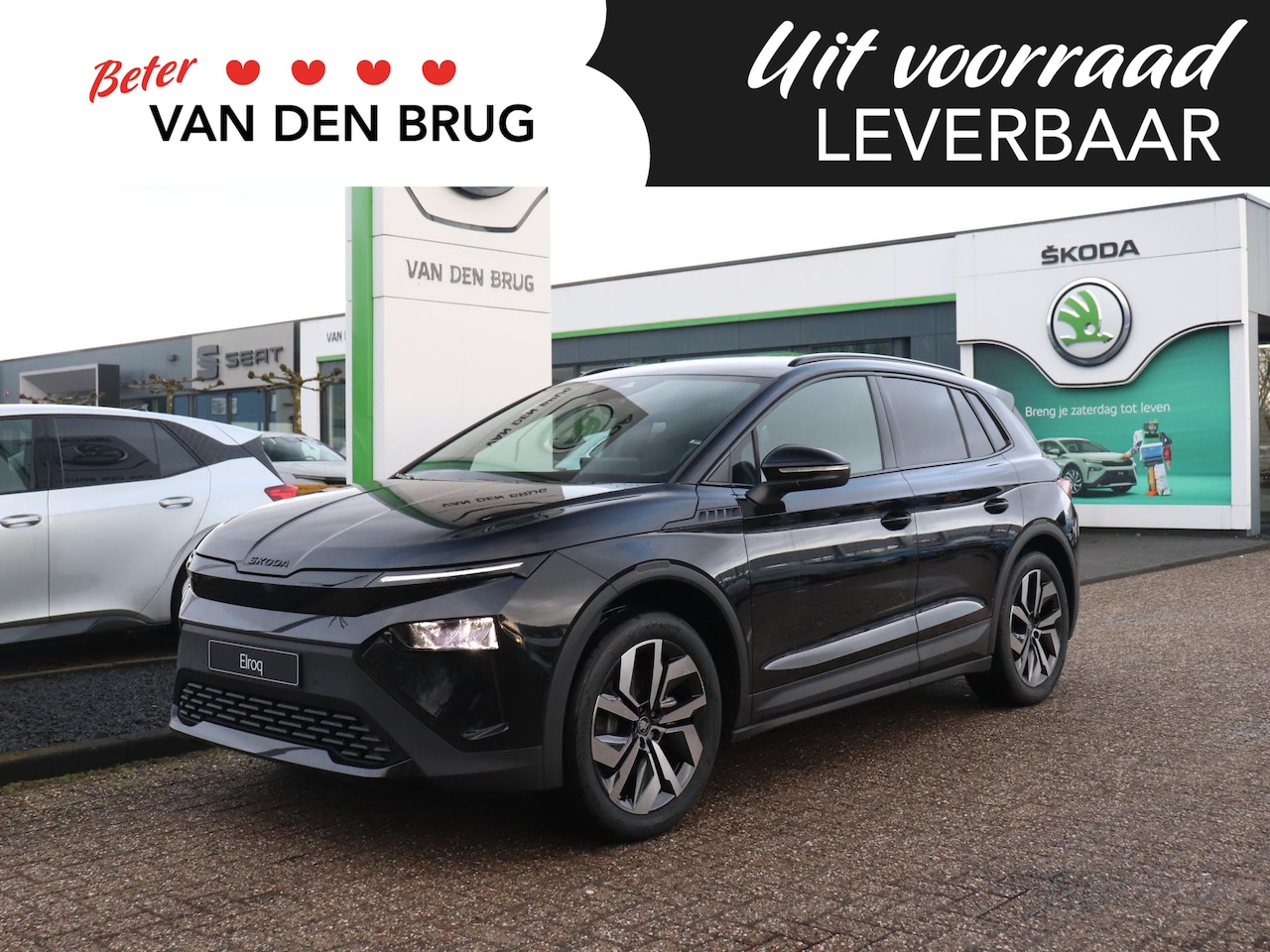 Skoda Elroq - 60 Sportline Trekhaak | Stoel -& stuurverwarming | Adaptieve cruise control | Dodehoeksens - AutoWereld.nl