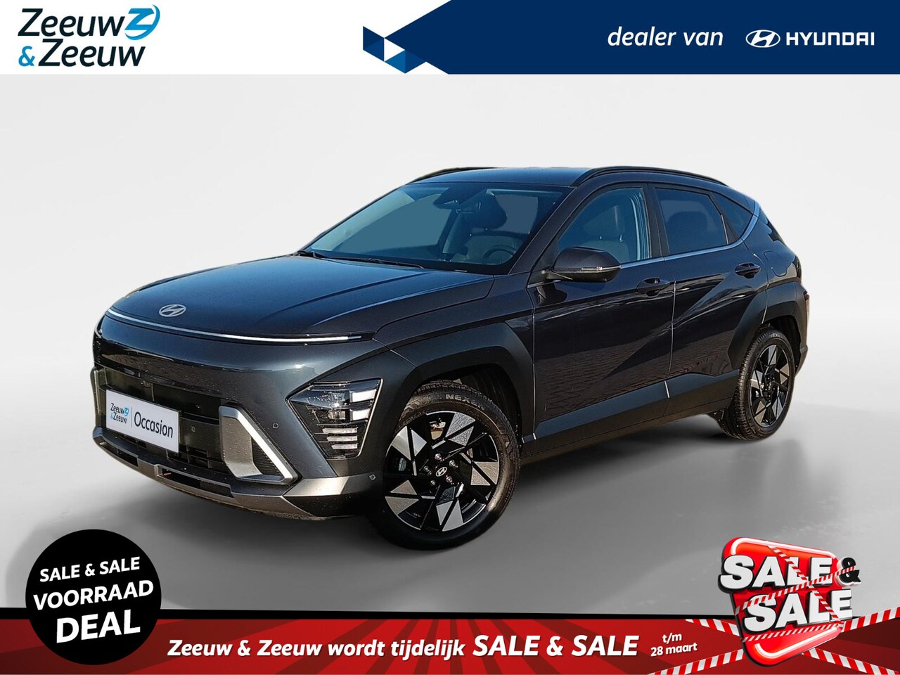 Hyundai Kona - 1.6 GDI HEV Premium | RIJKLAAR INCL. KLEUR NAAR KEUZE | RUIM €5.000,- KORTING! - AutoWereld.nl