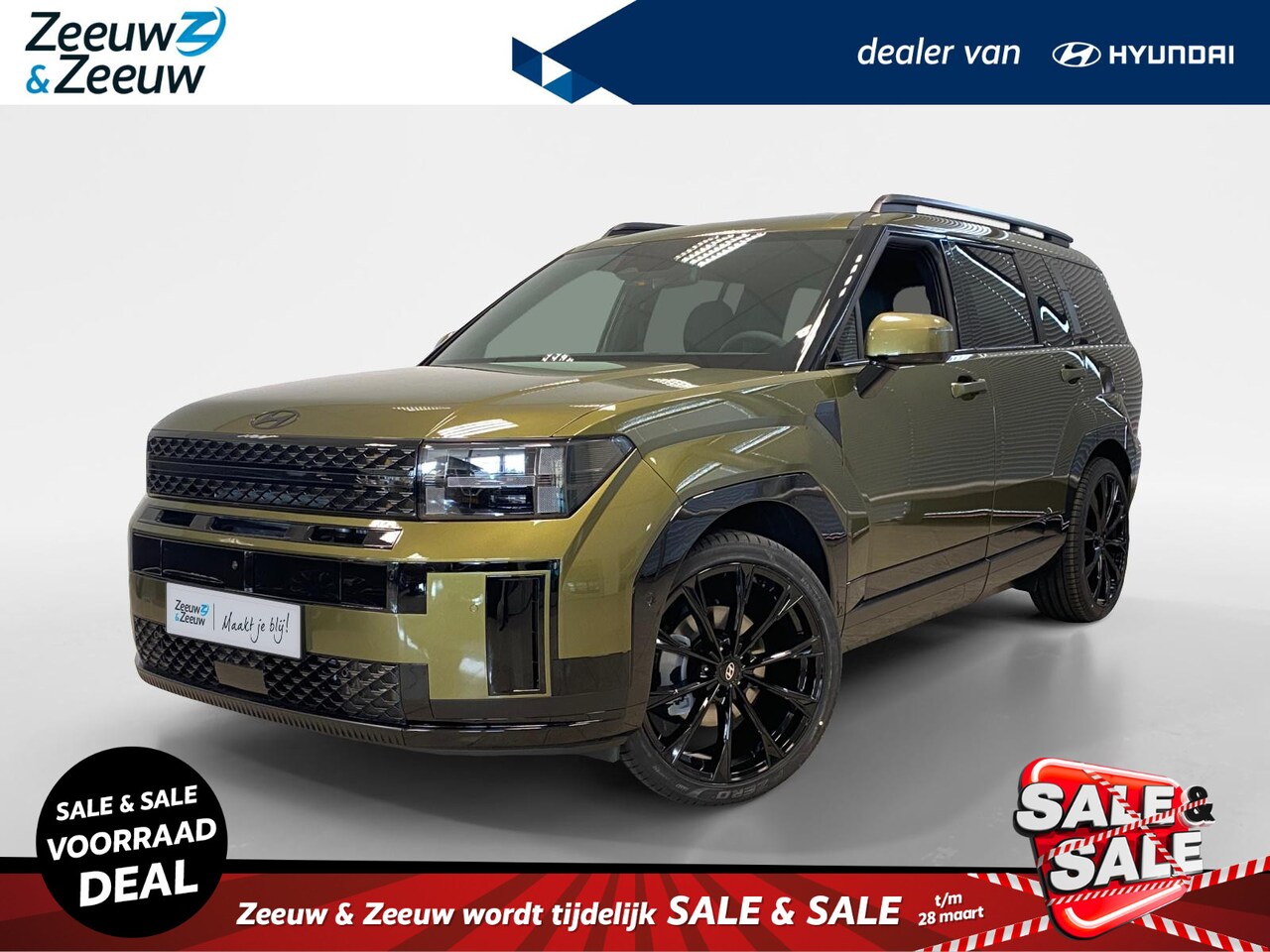 Hyundai Santa Fe - 1.6 PHEV | BLACK-LINE | 7 PERS. | 4WD | 21'' BLACKLINE VELGEN | - AutoWereld.nl