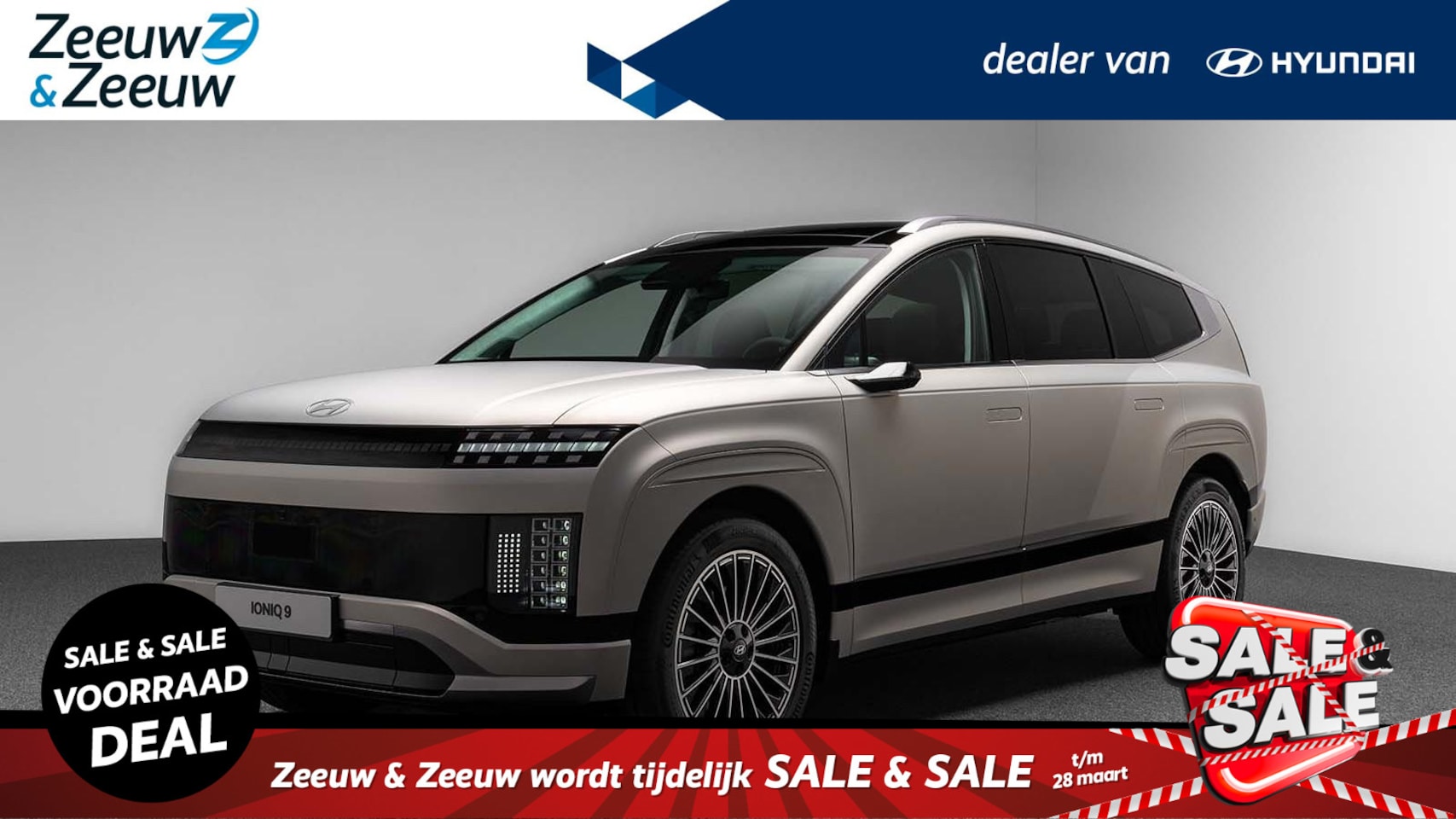 Hyundai IONIQ 9 - Lounge AWD 7p. 110.3 kWh RIJKLAAR VANAF € 77.999,- | NIEUW TE BESTELLEN | BOUWJAAR 2025 - AutoWereld.nl