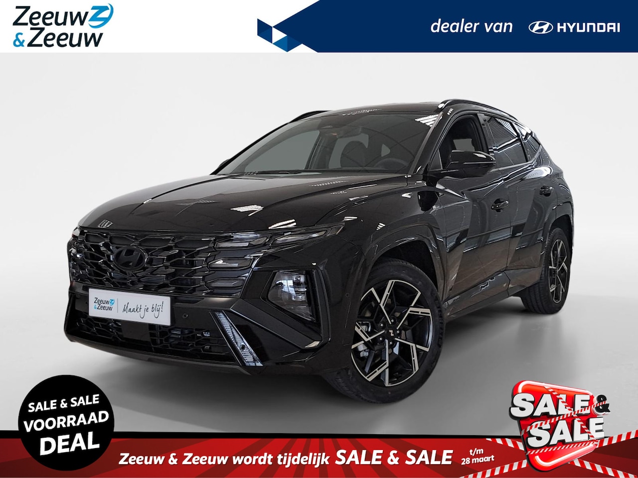 Hyundai Tucson - 1.6 PHEV | N-LINE | DIRECT LEVERBAAR | PRIJS INCL. €4000,- KORTING | - AutoWereld.nl