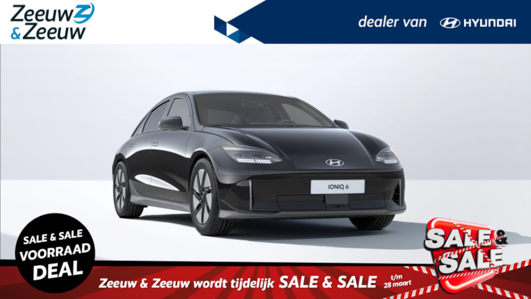 Hyundai IONIQ 6 - Connect 53 kWh Voorraad actie! | Private lease voor 475,-!! | 8400,- Korting! | OP = OP | - AutoWereld.nl