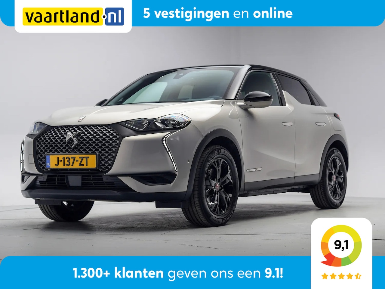 DS 3 Crossback - 50 kWh E-Tense Performance Line 3-Fase [ Navi Camera Clima ] - AutoWereld.nl