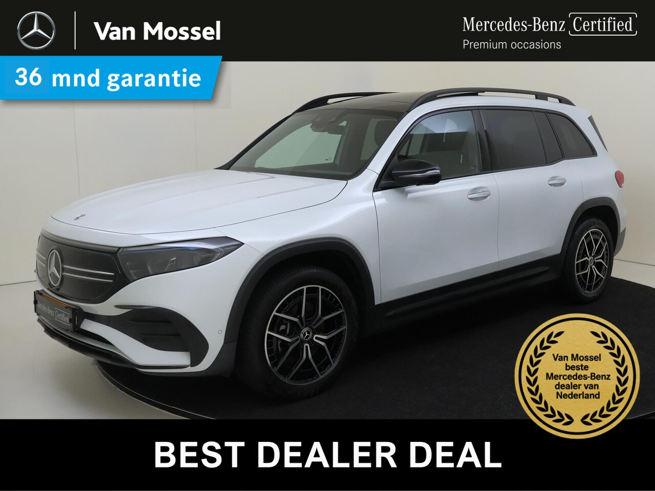 Mercedes-Benz EQB - 250 AMG Line 67 kWh Panoramadak / 360 Camera / Nightpakket / 19'' spaakvelgen / stoelverwa - AutoWereld.nl